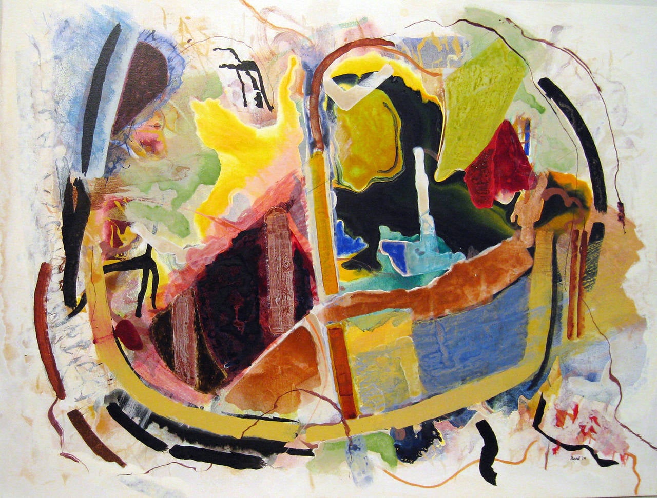 Joe Novak Abstract Painting - Cedar Heights