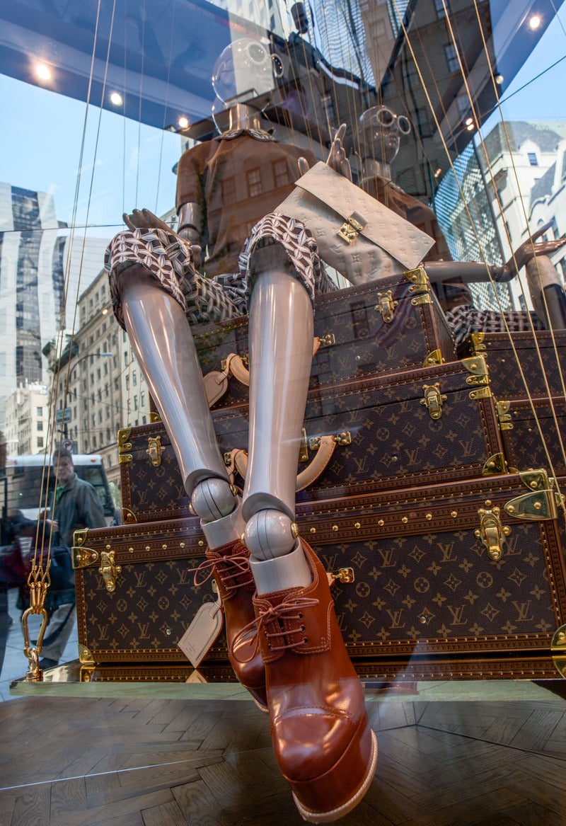 Judy Mauer Figurative Photograph - NYC Dolls Series: Louis Vuitton