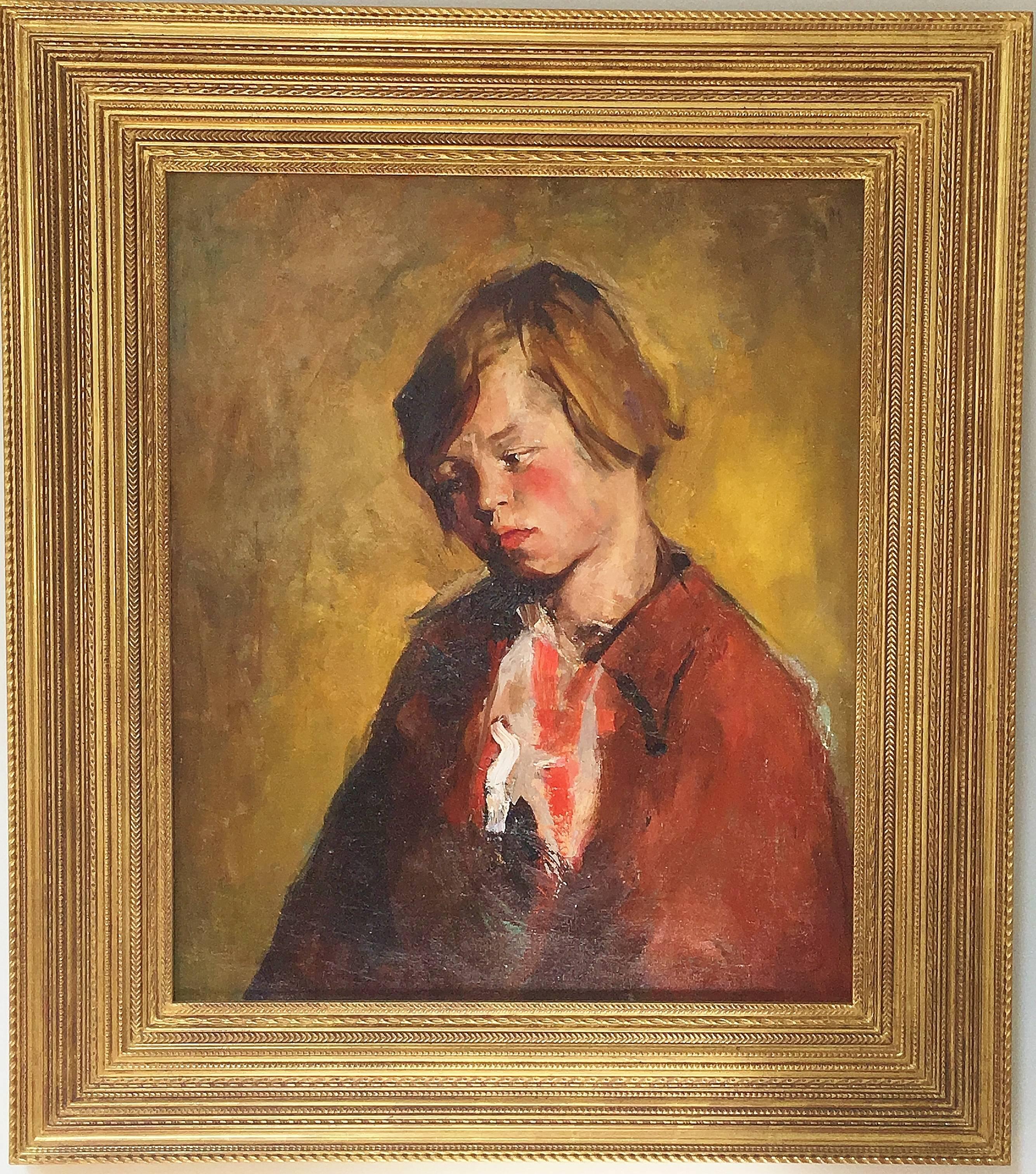 Young Boy - Painting by Margery Austen Ryerson