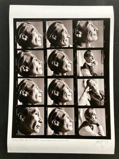 Charlie Watts contact sheet by Jill Furmanovsky