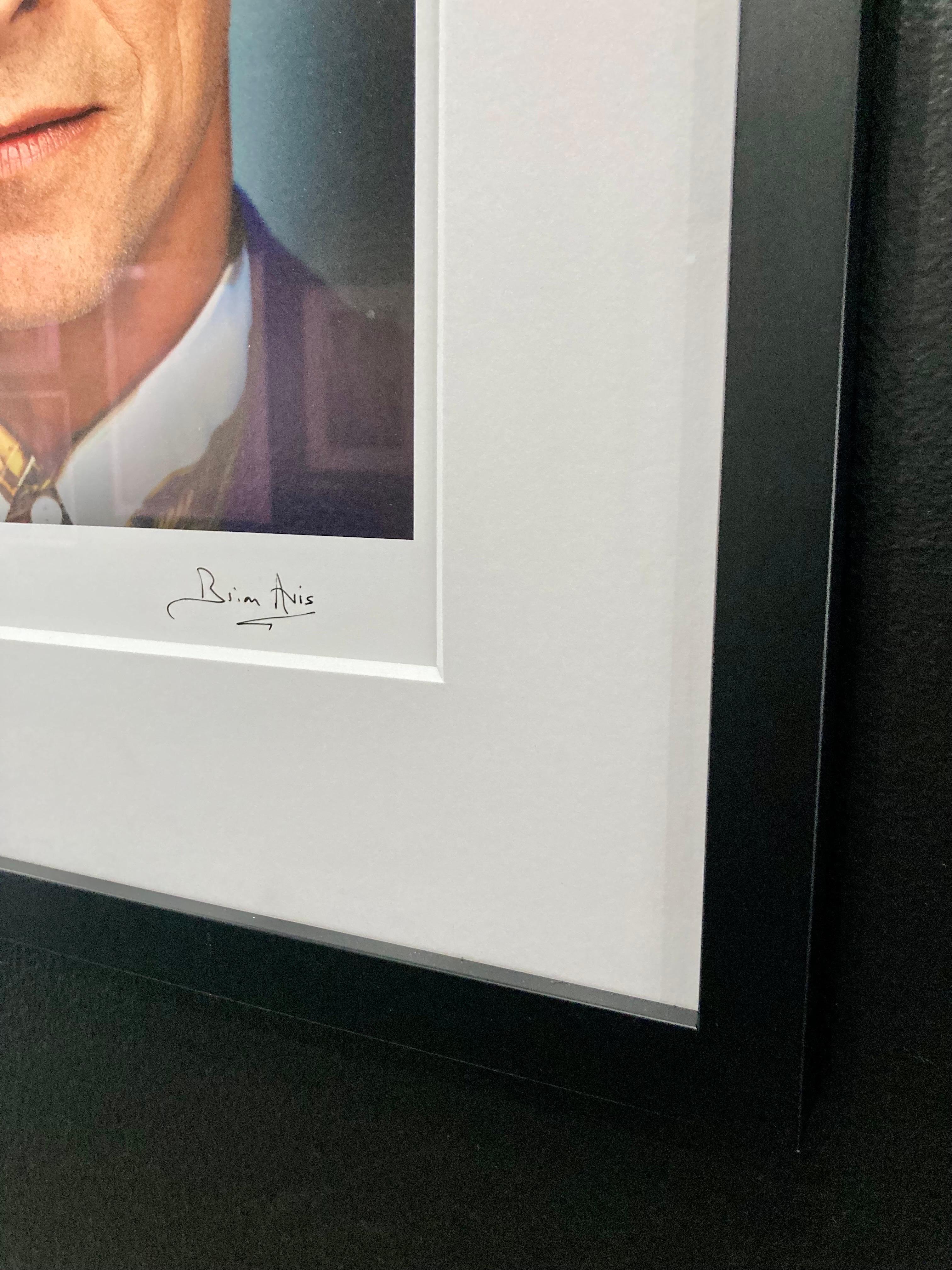 David Bowie portrait by Brian Aris, framed signed limited edition print For Sale 2