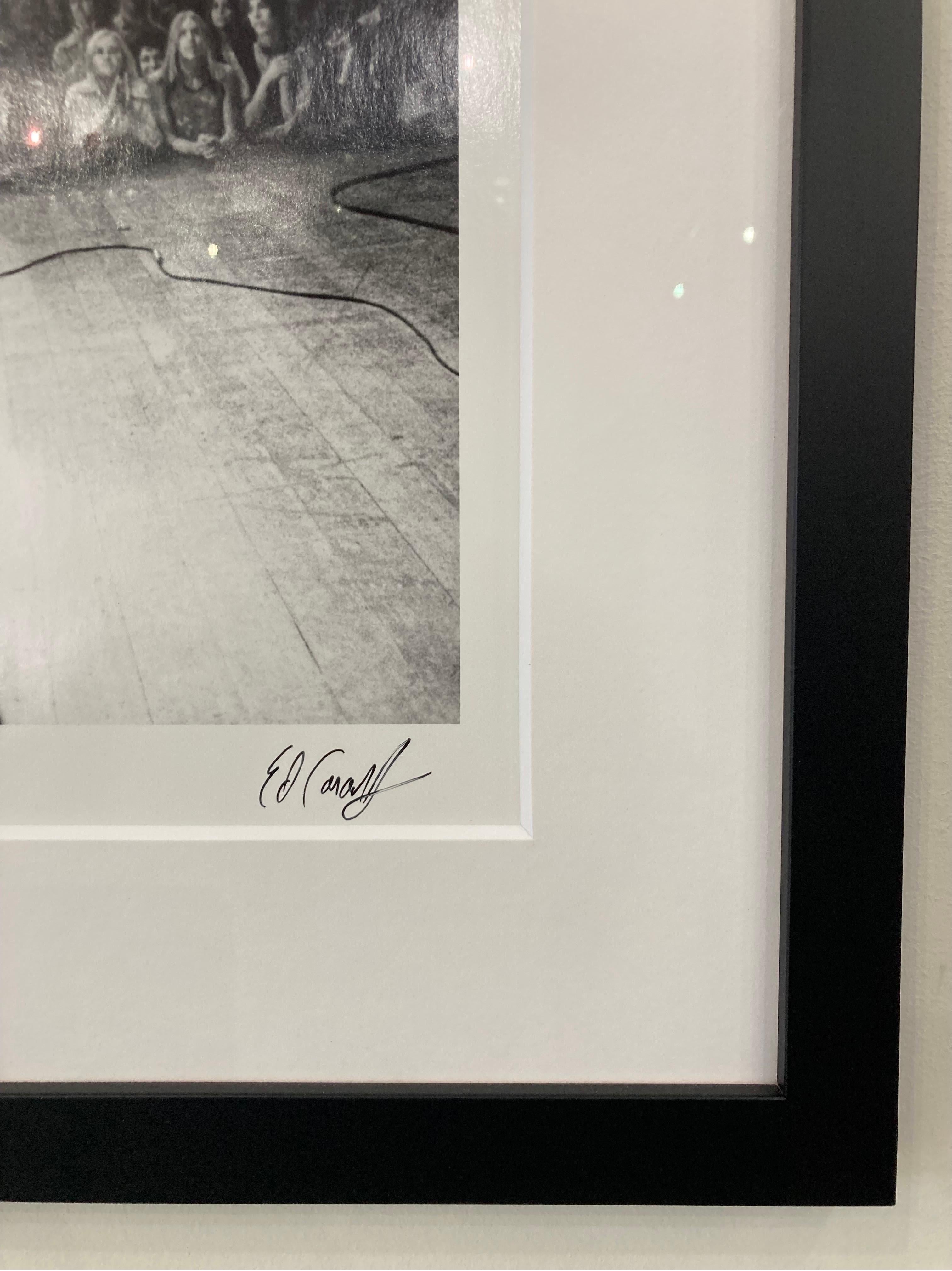 Elton John Takes Flight - Special co-signed limited edition print, framed - Photorealist Photograph by Ed Caraeff