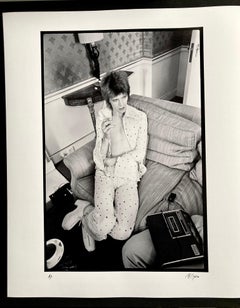 David Bowie at The Dorchester Hotel 1972 - Artist Proof Print