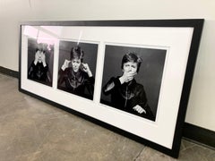 Unique David Bowie tryptic by Sukita "See No Evil, Hear No Evil, Speak No Evil"