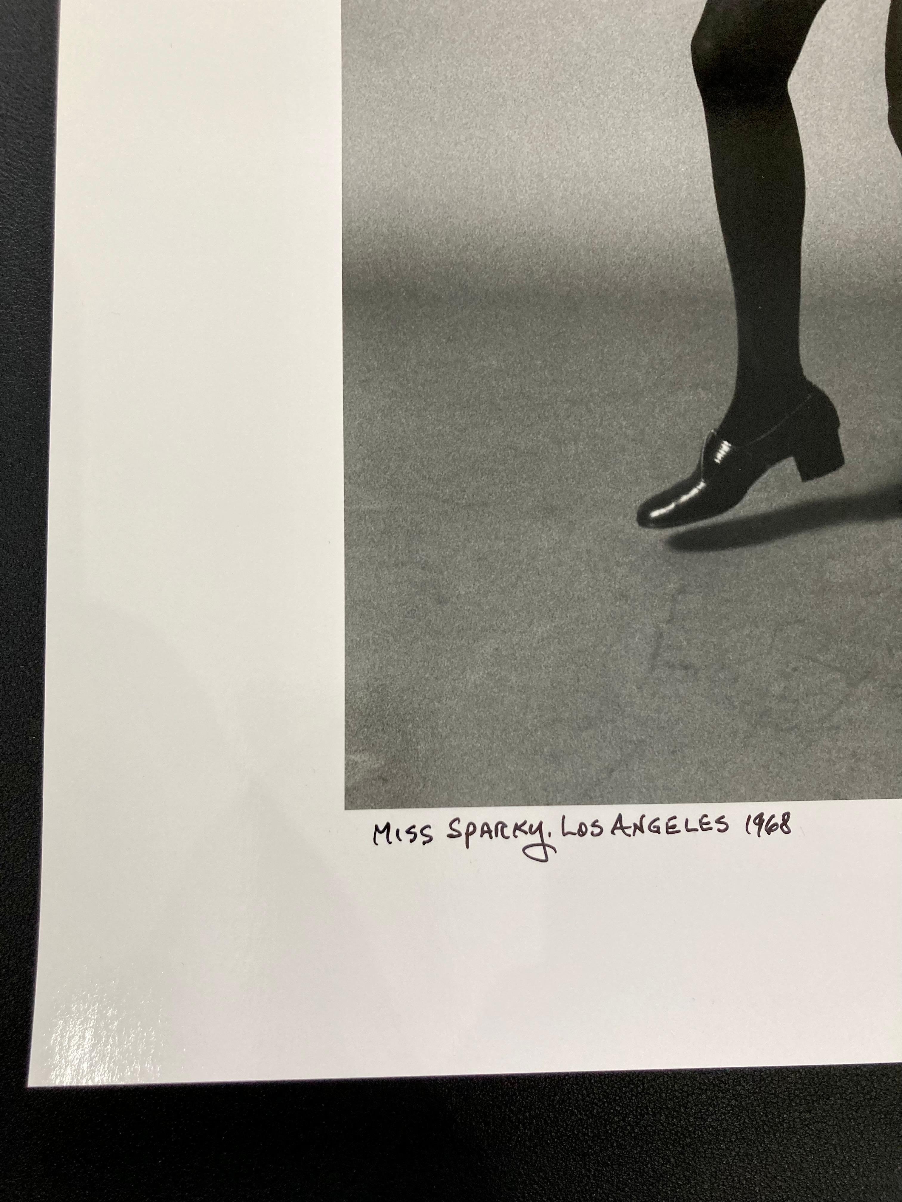 Miss Sparky 1968 Groupies, signed limited edition silver gelatin print For Sale 1