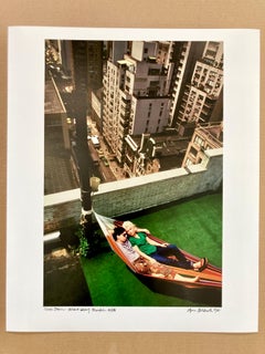 Hamac sur le toit de Blondie par Lynn Goldsmith édition limitée signée 20x24" print