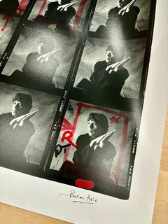 Rolling Stones Mick Jagger contact sheet by Brian Aris