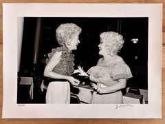 Ann Richards and Dolly Parton in Austin Texas by Scott Newton