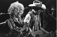 Dolly Parton and Willie Nelson San Antonio 1977 by Scott Newton