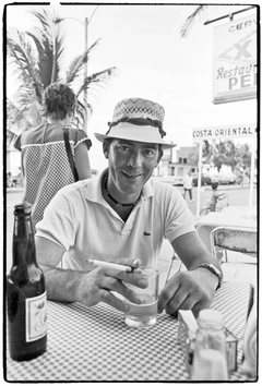 Hunter S. Thompson in Pepe’s Bar in Cozumel, Foto: Al Satterwhite