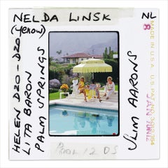 Nelda and Friends, Retro Color Slide Print by Slim Aarons
