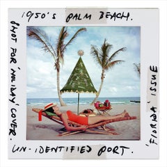 "Palm Beach Idyll", stampa su diapositiva a colori in stile retrò di Slim Aarons