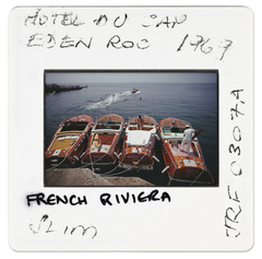 Hotel Du Cap, Eden-Roc, fotografía en diapositiva a color de estilo retro de Slim Aarons