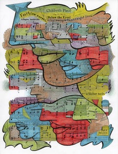 Signierte feministische LGBTQ+-Zeichnung in Buntstift und Tinte – Kinderbild 418.049