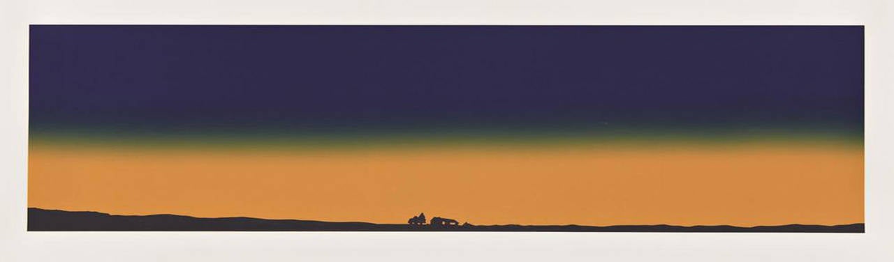 Ed Ruscha Landscape Print - Home with Complete Electronic Security System