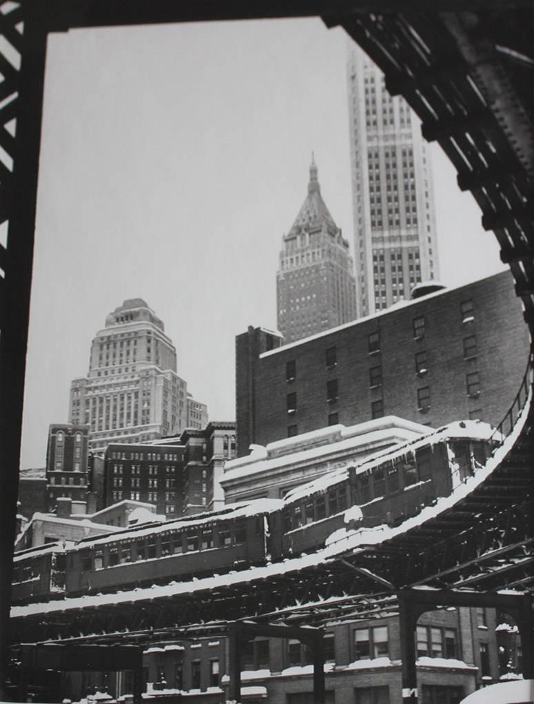 Benn Mitchell Black and White Photograph - 3rd Avenue El, New York