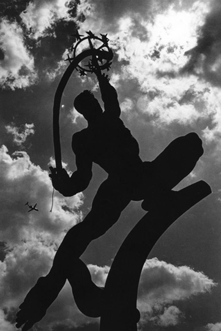 George Forss Black and White Photograph - Rocket Thrower