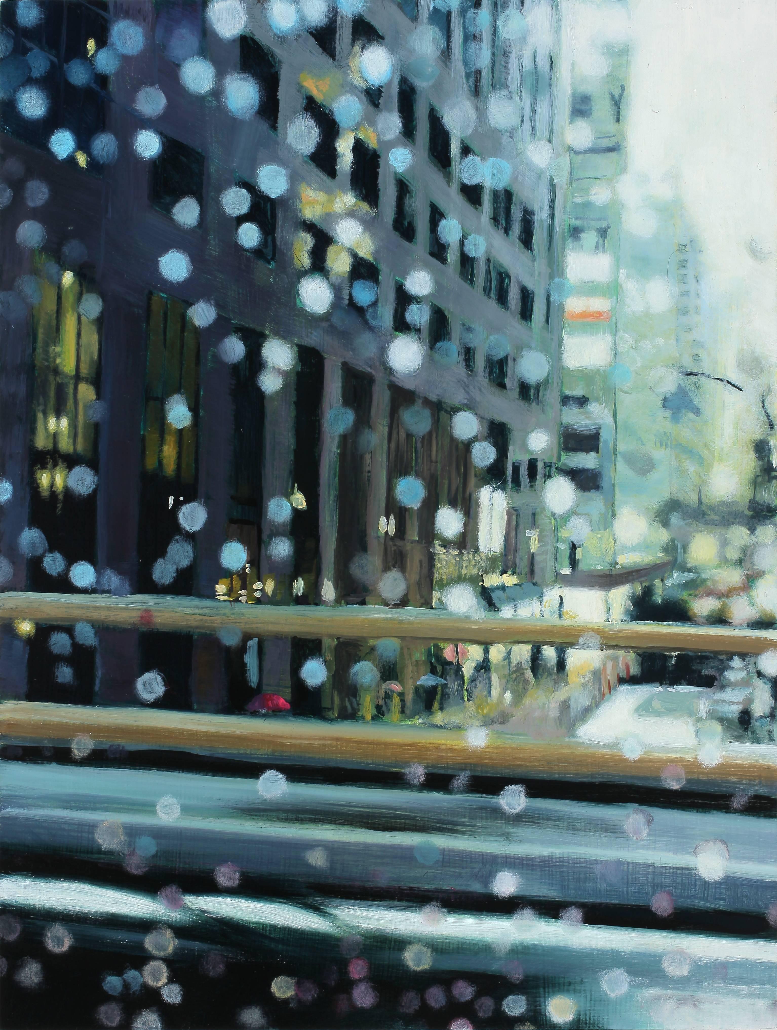 Above the Avenue - Painting by Karen Woods