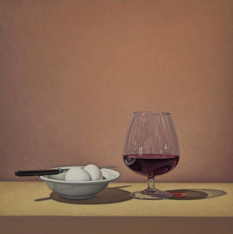 Tom Gregg Wine and Eggs, Painting For Sale at 1stdibs