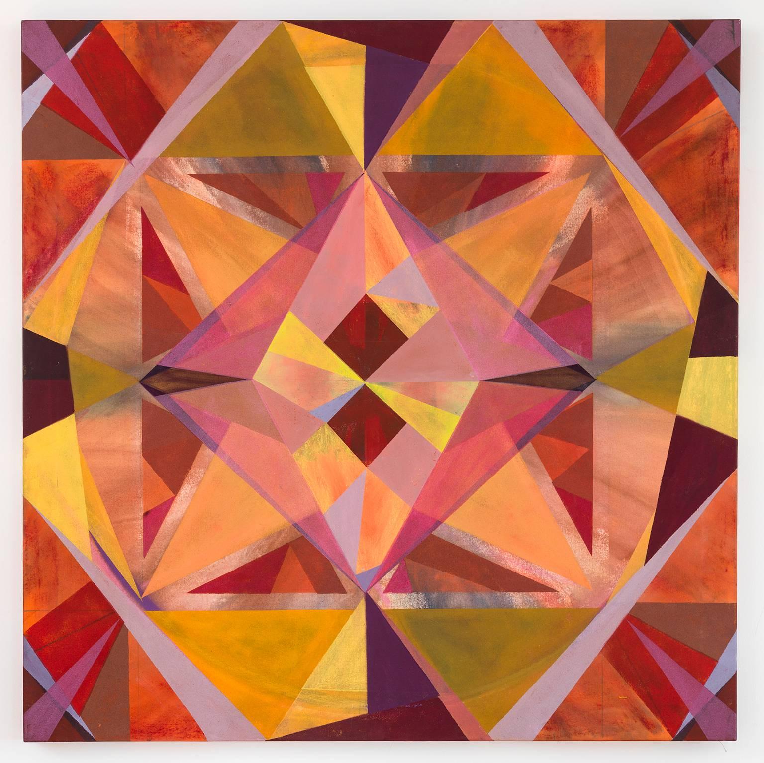 Éclairage rouge - Painting de Steven Kinder