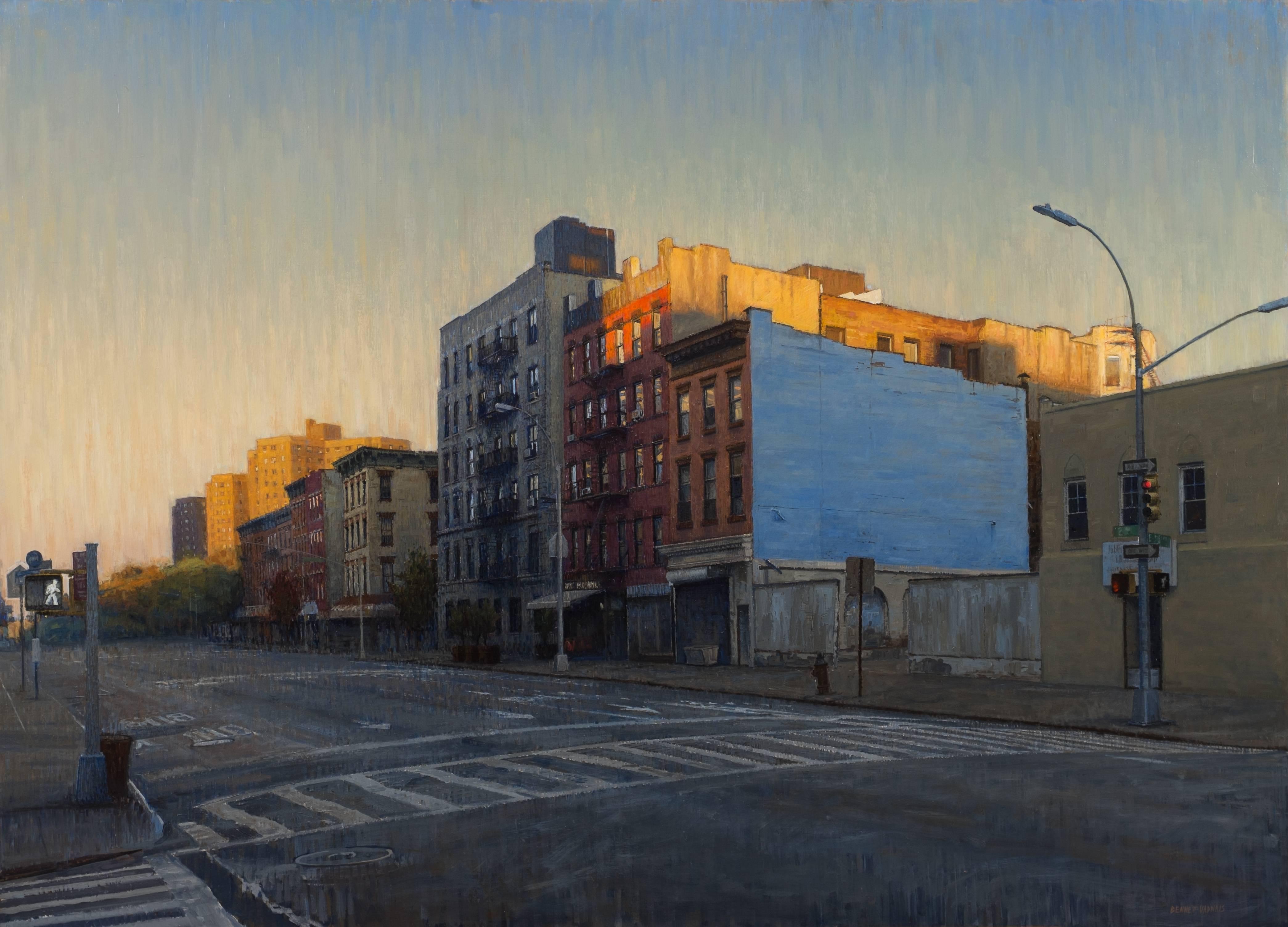 Bennett Vadnais Landscape Painting - 2nd Ave, Framed