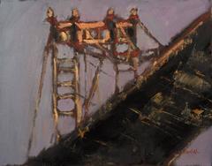 Twilight Bridge, Manhattan, Framed 8