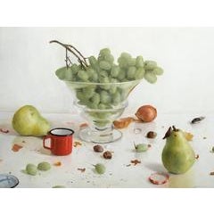 Grapes with Two Pears & Red Cup 12