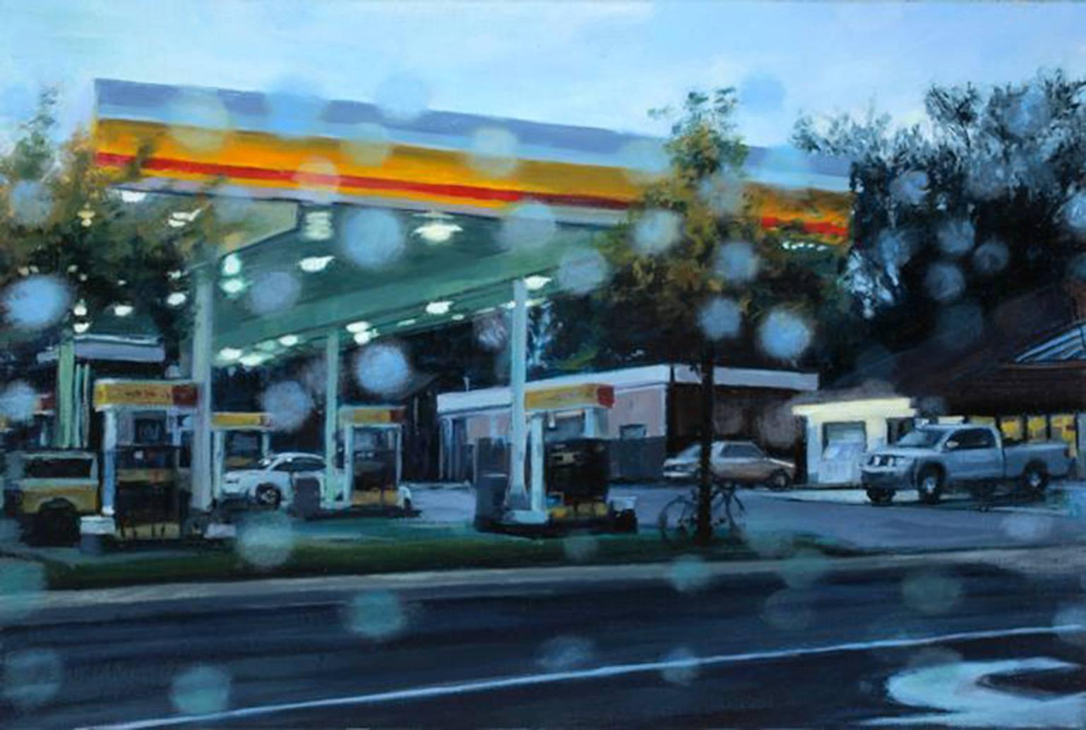 Landscape Painting di Karen Woods - Abalone, con cornice