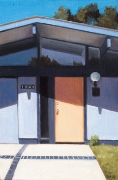 Puerta Eichler Naranja y Azul