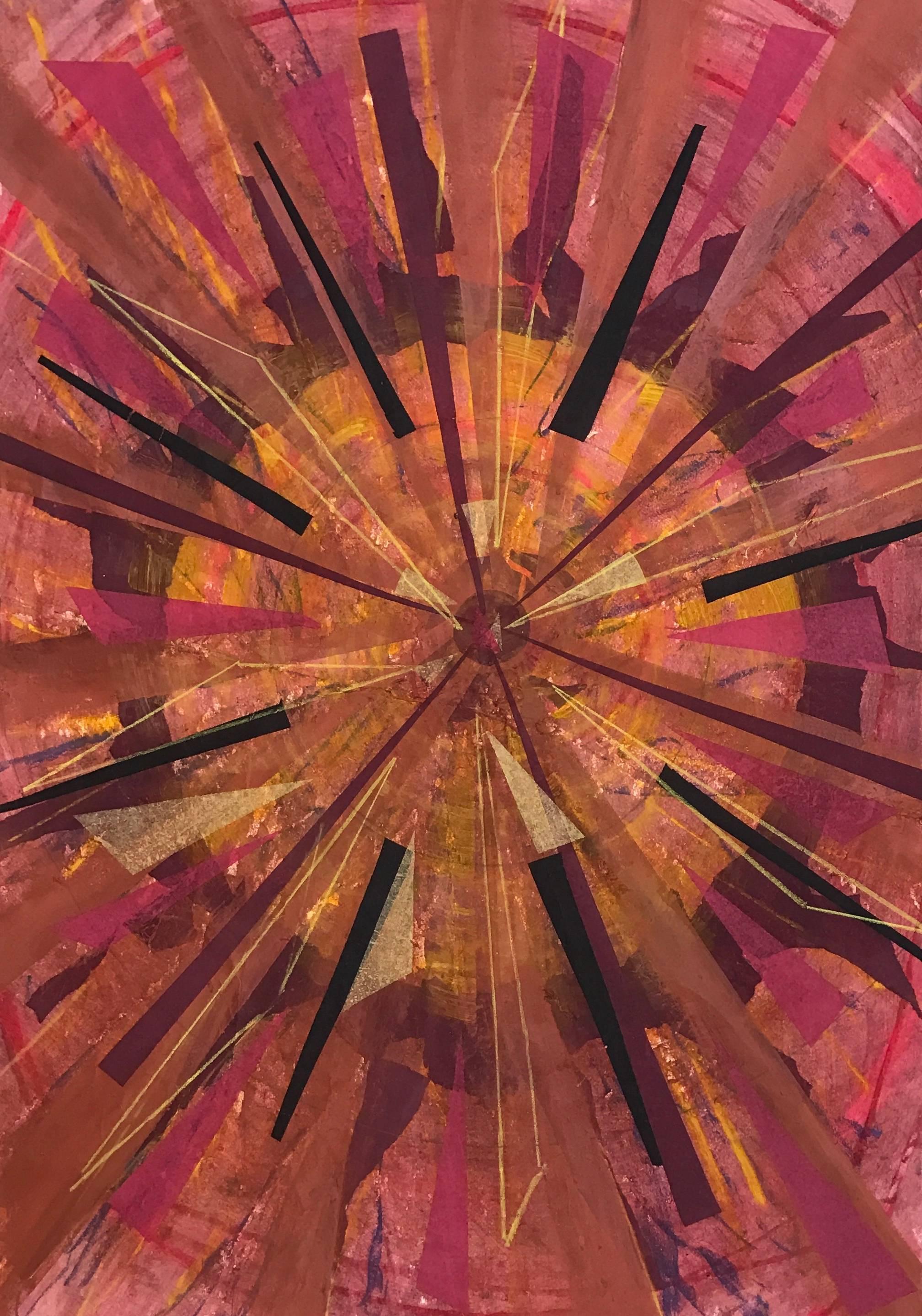 Abstract Painting di Steven Kinder - WOP 2-16