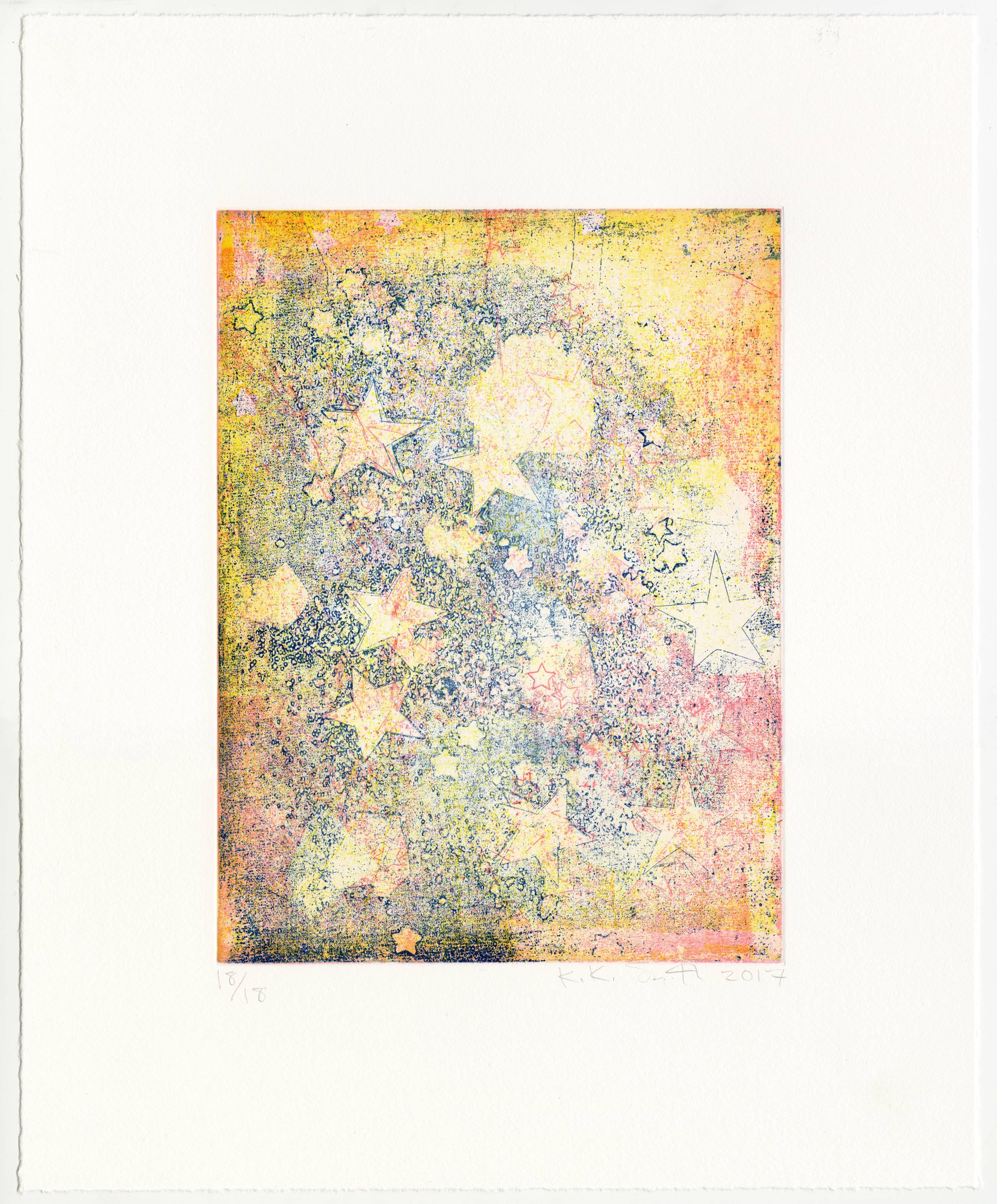 Kiki Smith Abstract Print - Zoom