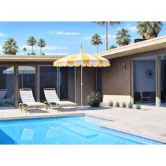Lounge Chairs and Umbrella (Framed) 8