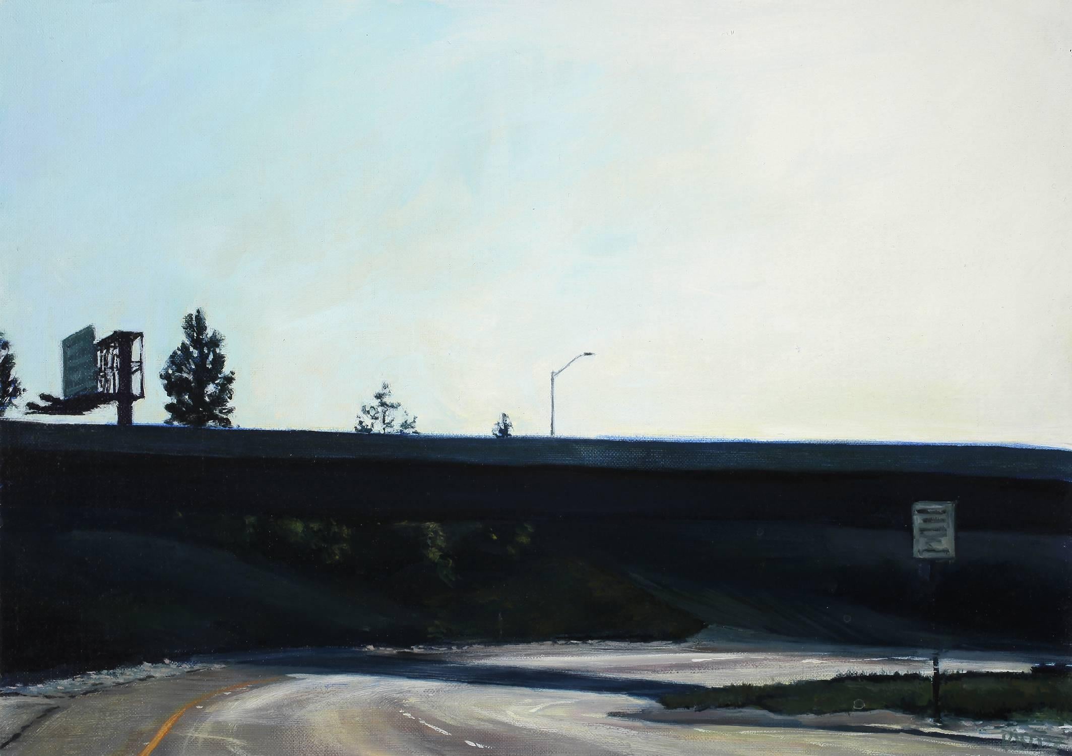 Karen Woods Landscape Painting - Mid Morning I (Framed)