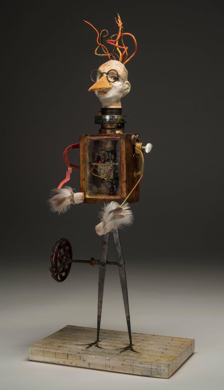 David Witness Protection, found objects sculpture For Sale at