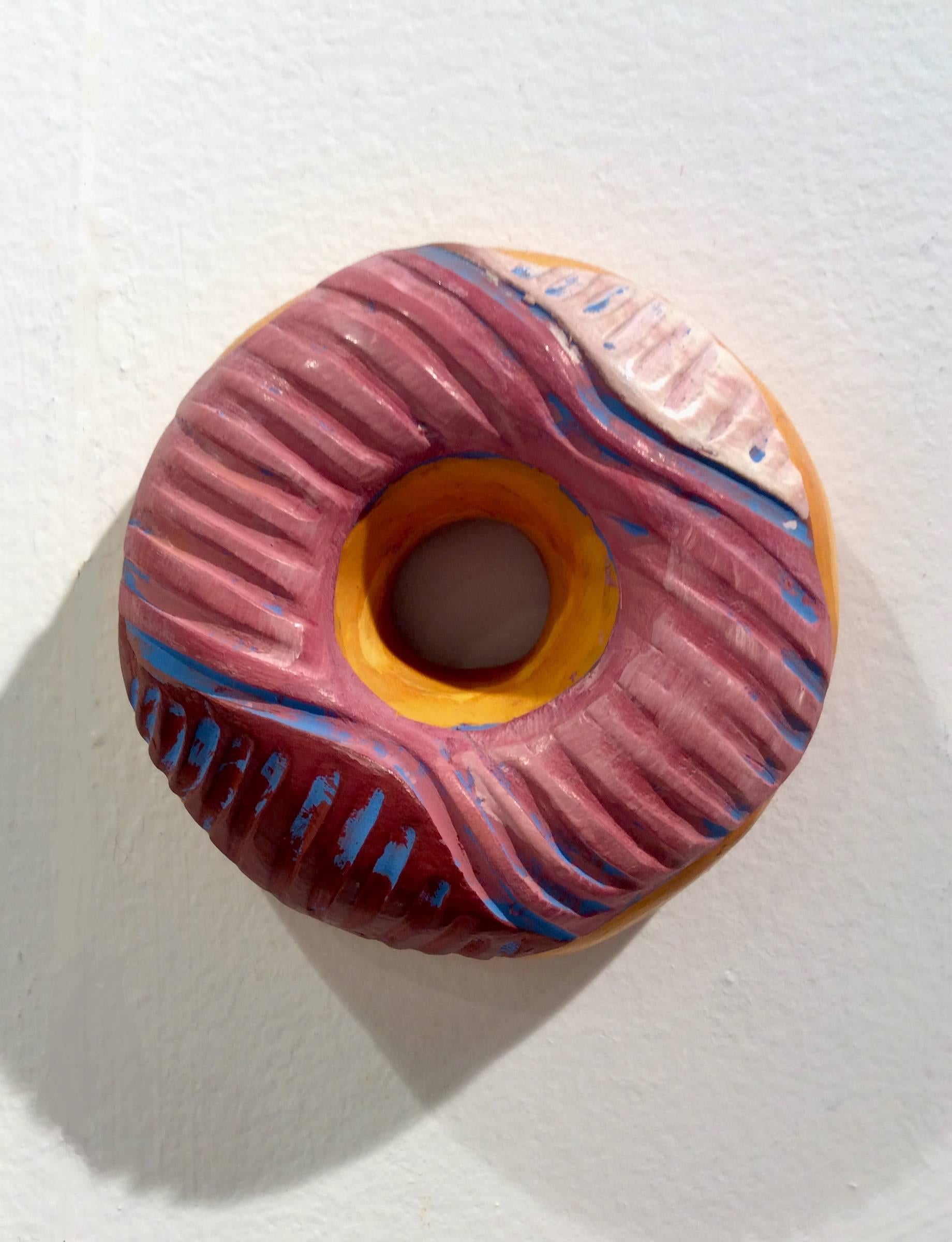 Barbara Fiore Still-Life Sculpture - Donut #34
