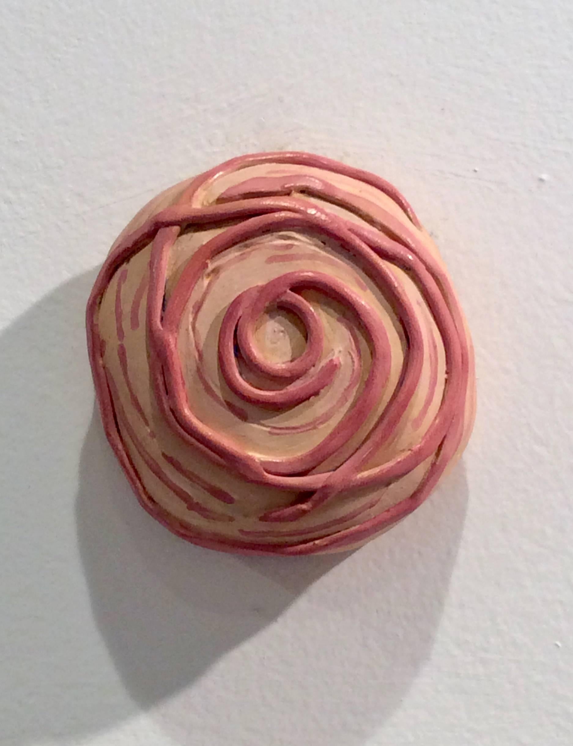 Barbara Fiore Still-Life Sculpture - Donut #16E