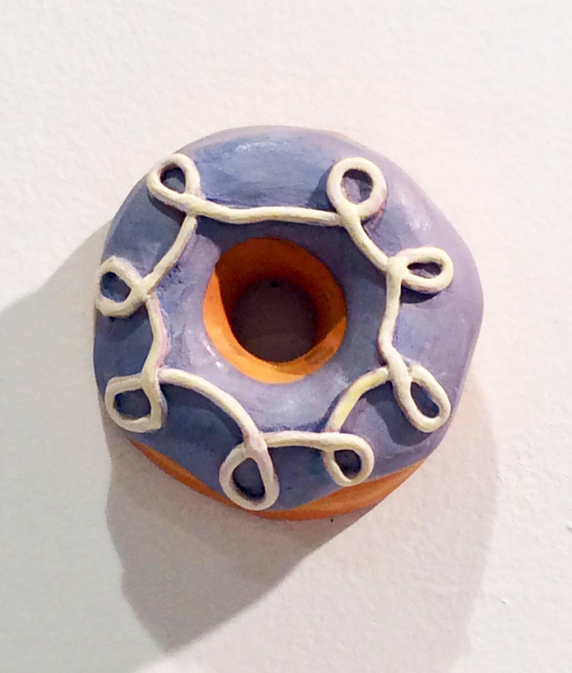 Barbara Fiore Still-Life Sculpture - Donut #16G