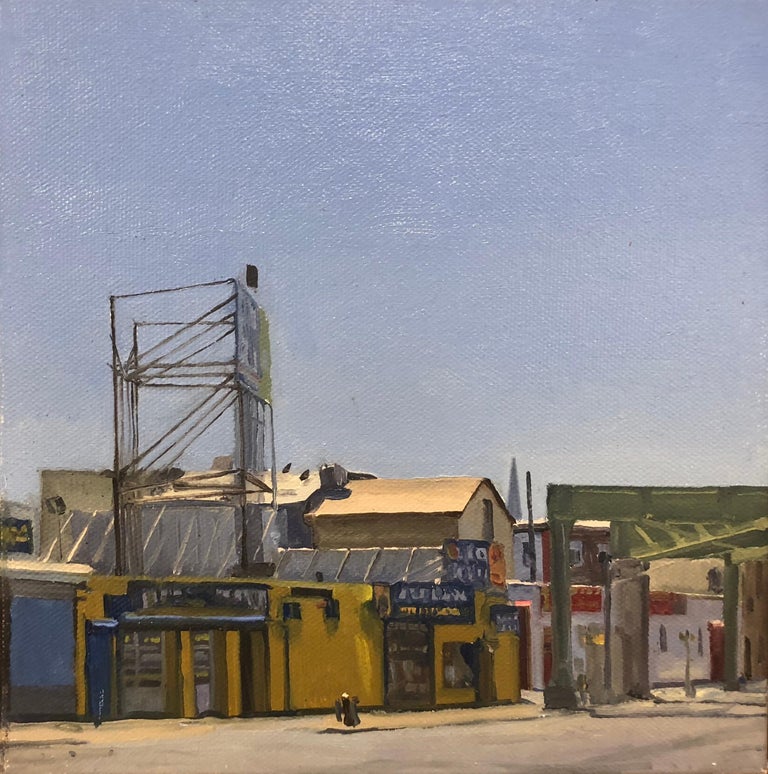Nicholas Evans-Cato Landscape Painting - Mustard