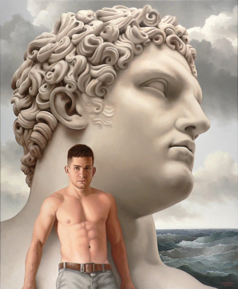 Wes Hempel Catch (study), not framed, Painting For Sale at 1stdibs