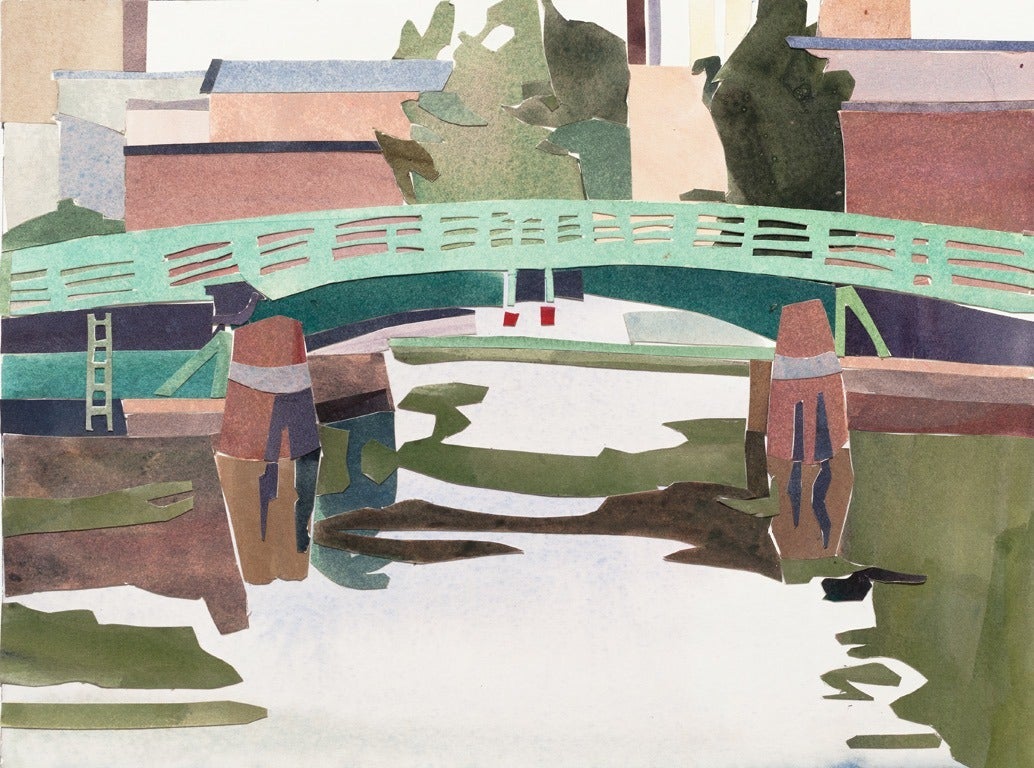 Elizabeth O'Reilly Landscape Art - Union Street Bridge and Water