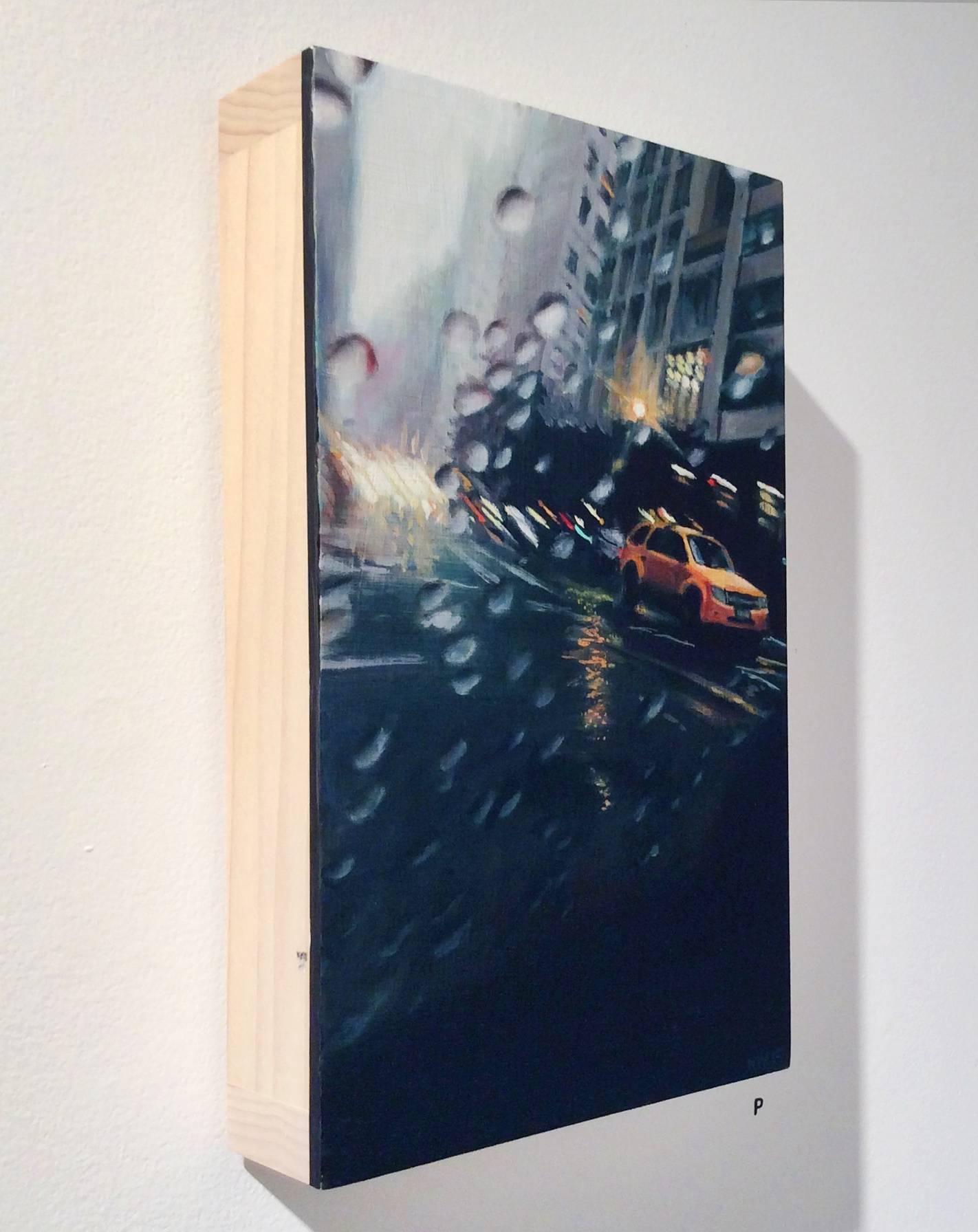 Città di Down Town - Painting di Karen Woods