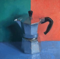 Moka with Turquoise, Coral and Kings Blue