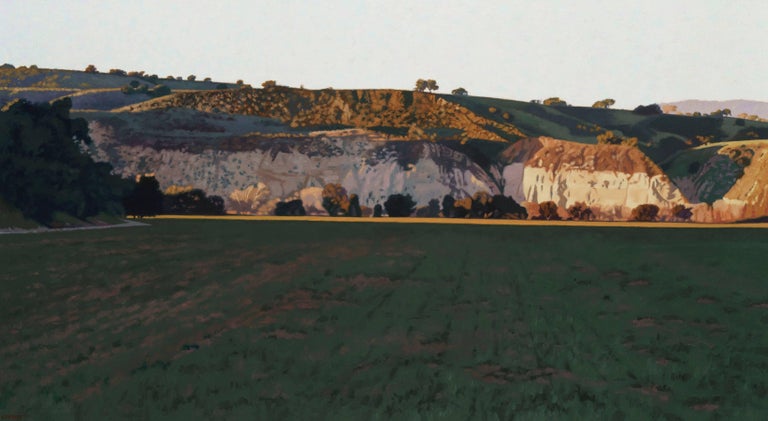 Bruce Everett Landscape Painting - Santa Ynez Bluffs (Santa Ynez Valley, CA) (framed)