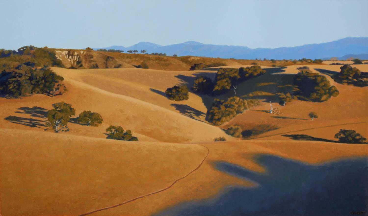 Bruce Everett Landscape Painting - View From Foxen Canyon (Santa Ynez Valley, CA) (framed)