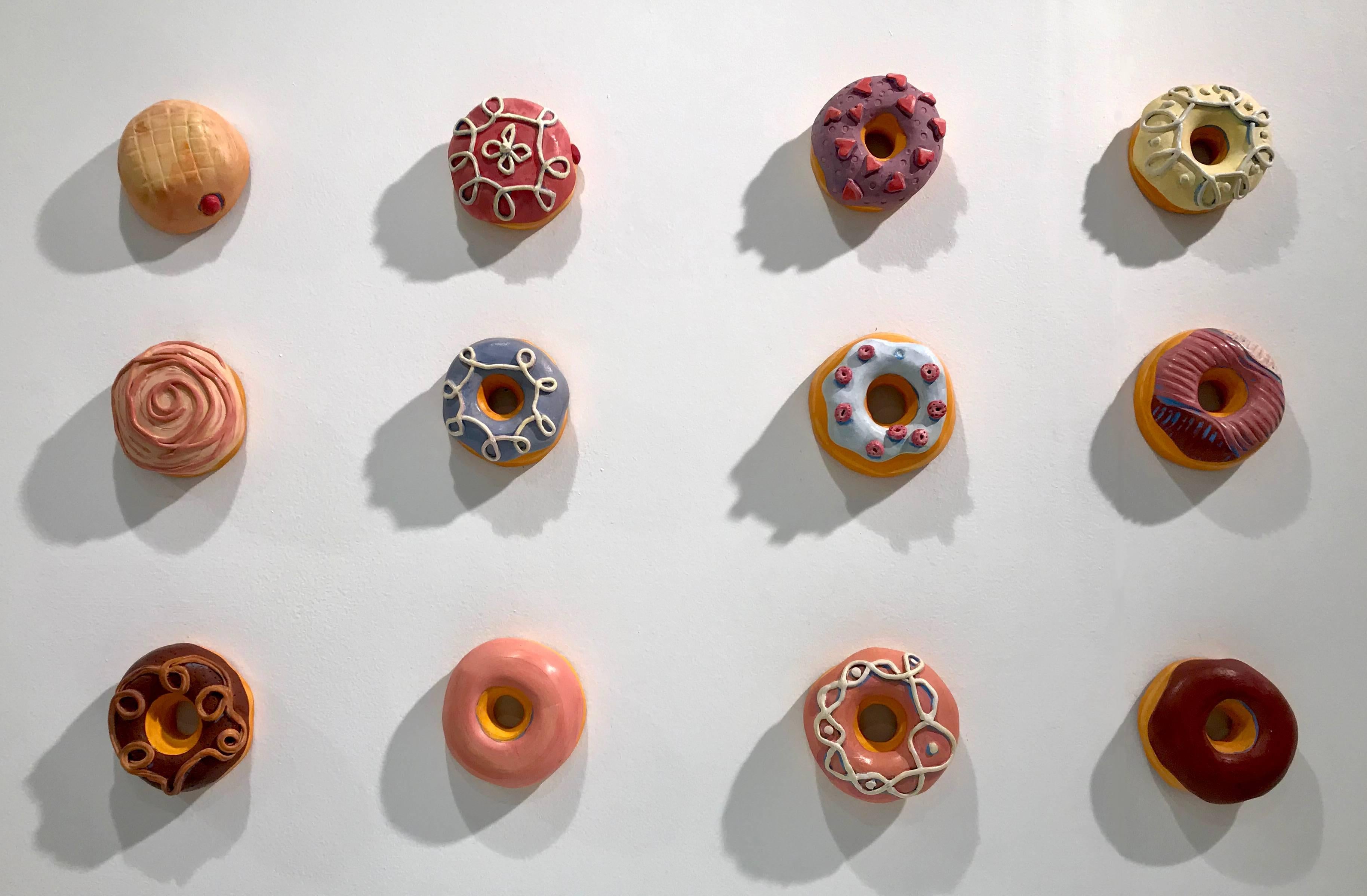Donut #34 - Sculpture by Barbara Fiore