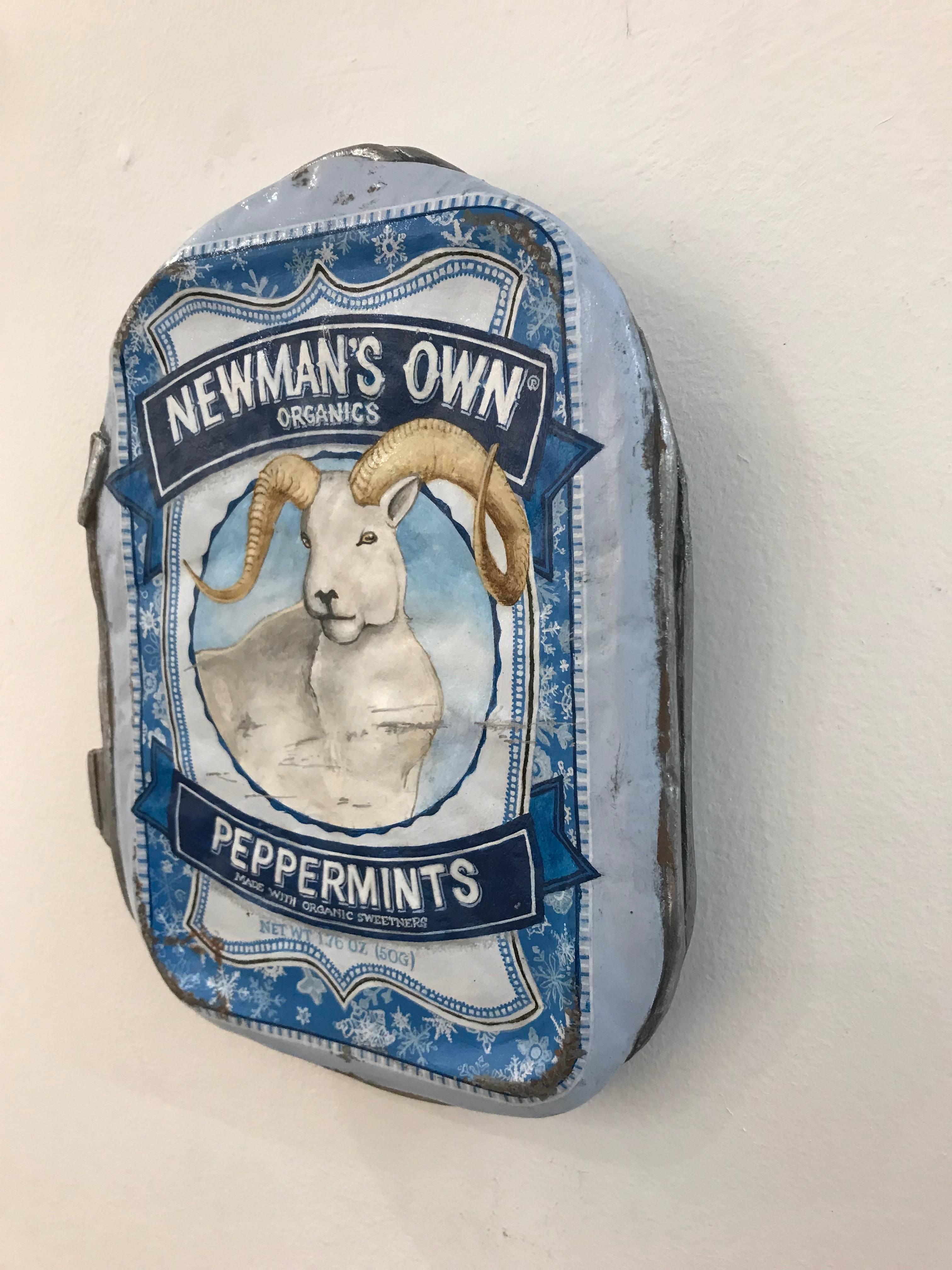 Newman's Own Pfefferminzbonbons – Sculpture von Tom Pfannerstill