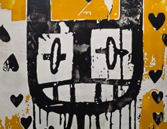 "What If Its Good" - Disegno stravagante / Dipinto originale in stile Basquiat