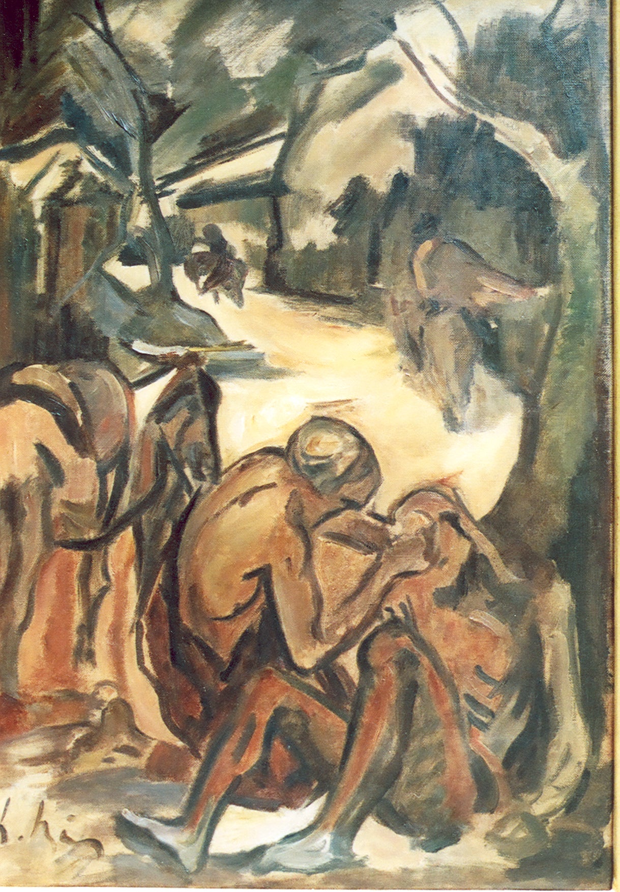 The Good Samaritain - Painting by Jacob Steinhardt