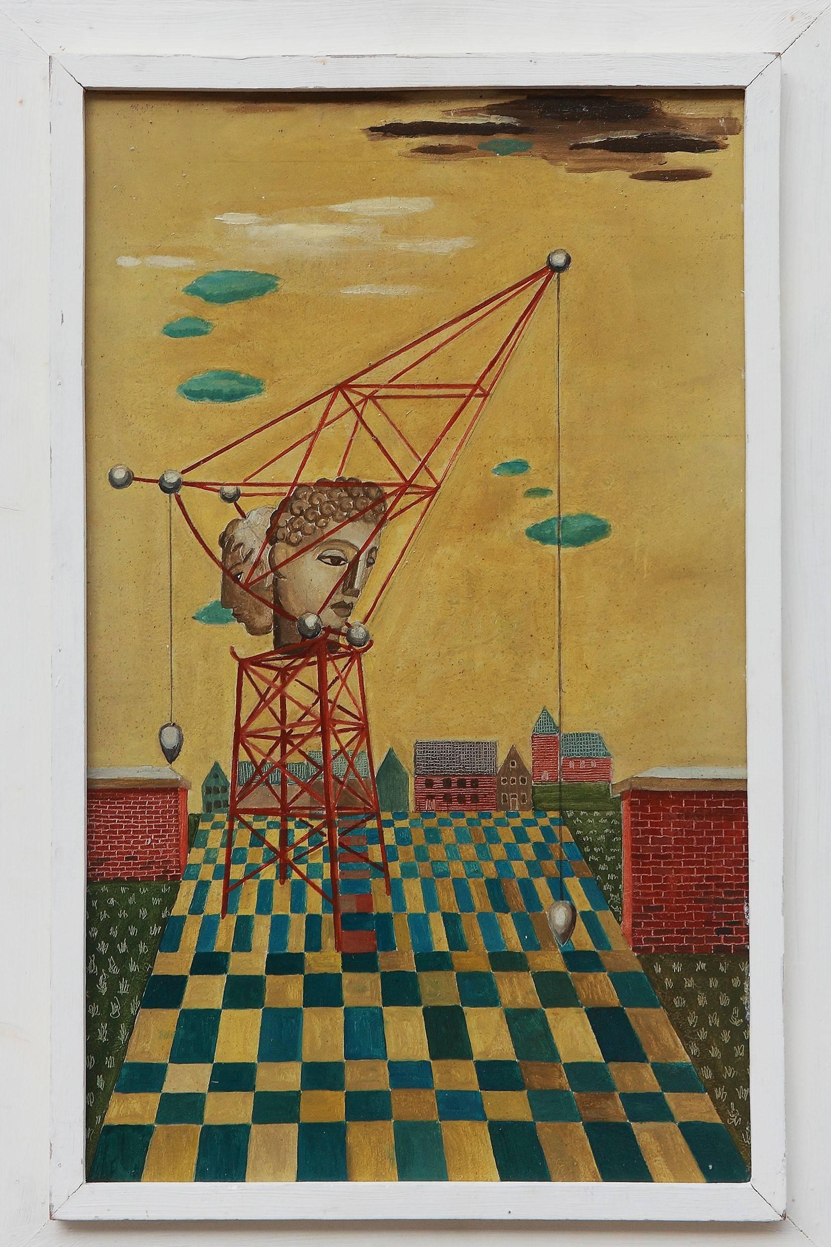 Öl auf Hartfaserplatte, 1963, von Heinz Borchers ( 1898-1972 ), Deutschland. Gerahmt. 25.59 x 15.55 in ( 65 x 39,5 cm )
Provenienz: Nachlass des Künstlers

