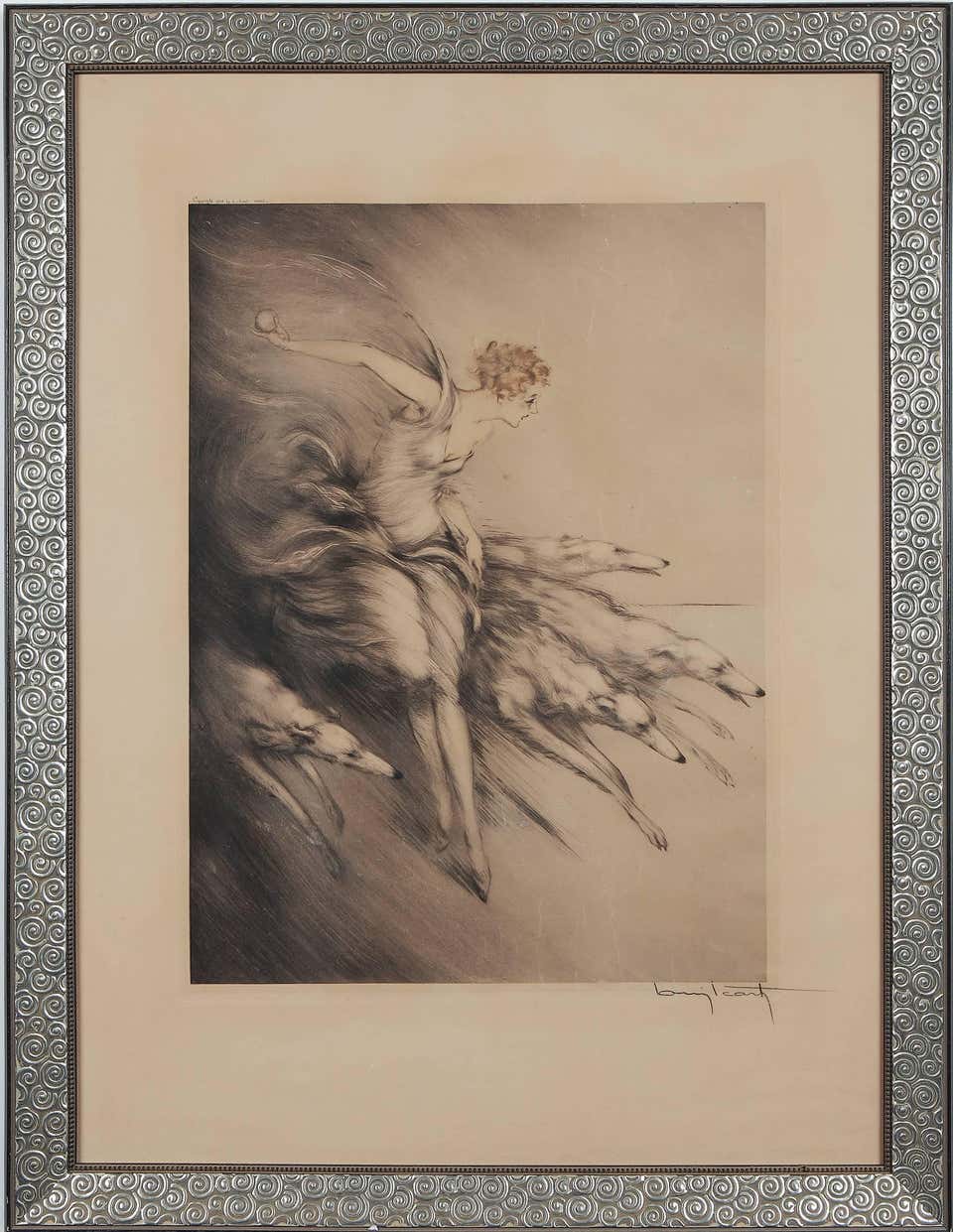 Louis Icart Louis Icart Etching Badende Bathers 1926 For Sale louis-icart-louis-icart-etching-badende-bathers-1926-for-sale